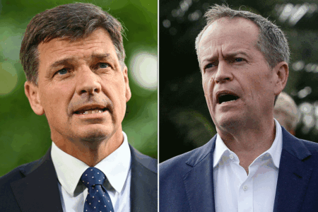 ‘Ponzi scheme’: Angus Taylor, Bill Shorten clash over housing bill