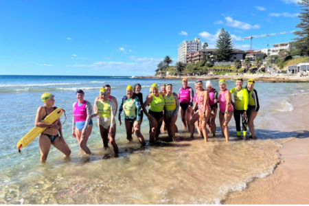 Silver Salties are getting over 60’s into ocean swimming